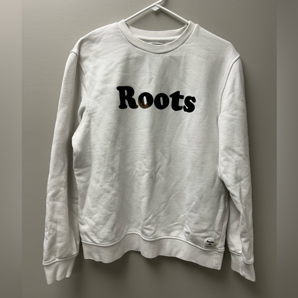 Roots‎ White Original Crewneck